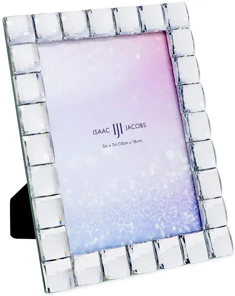 YearsCrystal yeni gelenler köpüklü temizle mücevher cam kristal resim fotoğraf çerçevesi dekoratif