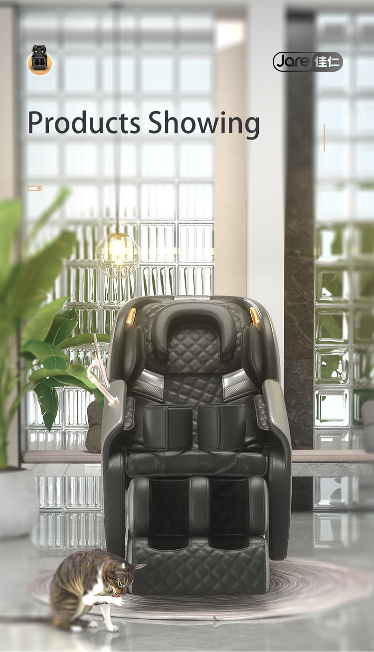 Jare 6699 Wholesale Vibration Zero Gravity Electric Heating Back Manipulator Roller Armchair Massage Chair