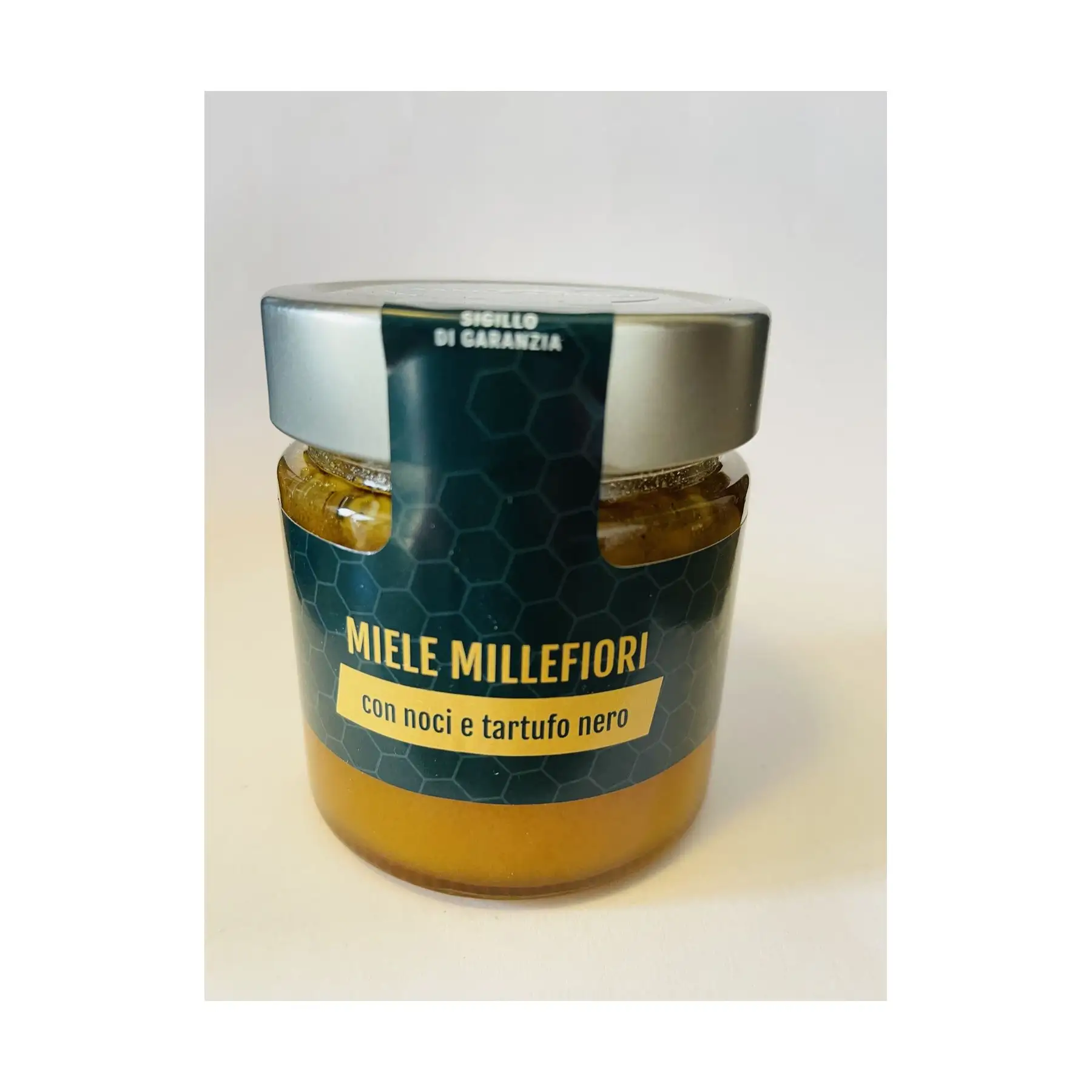 Luxe Wilde Bloemenhoning Uit Italië-250gr Walnoot En Zwarte Truffel-Perfect Voor Hapjes, Desserts En Hoofdgerechten