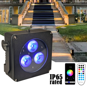 3*18w RGBWA UV 6 in1 Led Uplight Wireless Dmx alimentato a batteria IRC telecomando WiFi per DJ partito matrimonio - Product Image 2