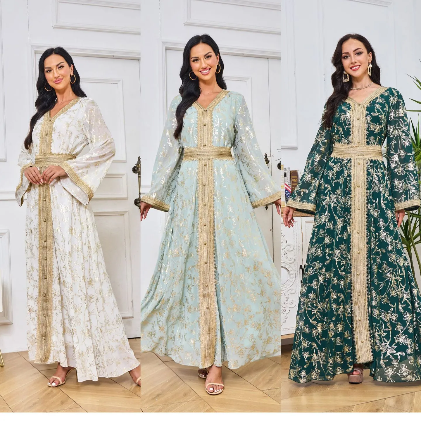 हॉट सेल पर्ल ईद महिलाओं के कपड़े दुबई हंबल पार्टी शाम की पोशाक फैशन इस्लामी कपड़े महिलाओं की मामूली पोशाक
