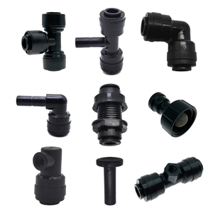 Conector recto de acoplamiento rápido, accesorio de tubería de plástico para conexión de manguera de 6mm, 8mm, 10mm, 12mm para sistema de agua de ósmosis inversa