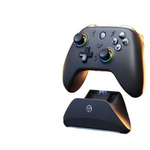 Black Tortoise Wireless para controlador de juegos Bluetooth PC Computer Version Pro Hall Rocker con función de vibración Steam - Product Image 1