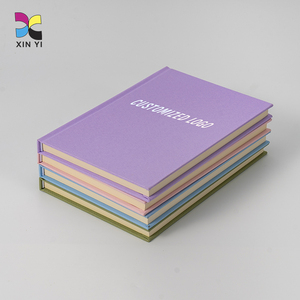 亚麻织物封面日记本定制日记本，带衬里页面精装计划印刷 - Product Image 2