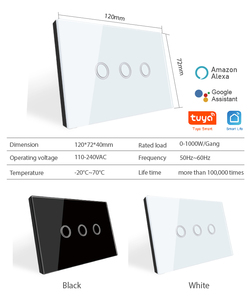 SHINELITE noi/AU Standard <span class=keywords><strong>WIFI</strong></span> Smart Touch interruttore con 2 anni di garanzia