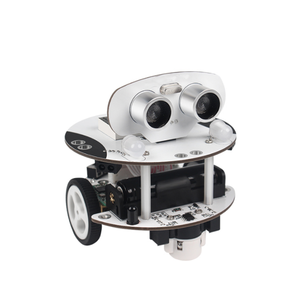 Qbot Радиоуправляемый программируемый робот машинка игрушечный комплект паровой обучающие игрушки для детей металлический материал RC робот