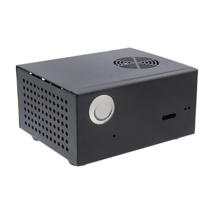 Per Raspberry Pi 4, custodia in metallo X825-C8 con interruttore di controllo dell'alimentazione e ventola di raffreddamento muta - Product Image 1