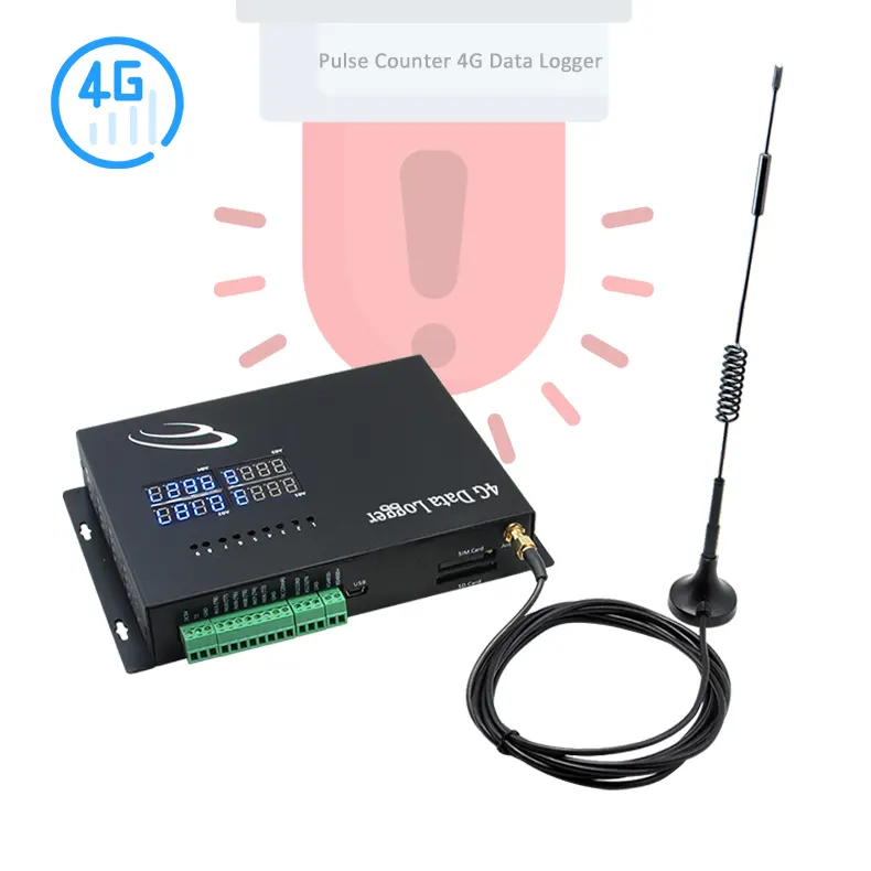 Indoor Outdoor 4g lora multi sensor wind data logger temperature measurement and humidity current data logger