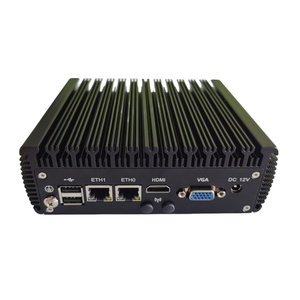 CAIXUNIPC gömülü endüstriyel Mini Pc CORE I5 4200U 5200U 5200U u 2COM 2LAN 6USB HD/VGA DDR3L sağlam Linux Iot fansız bilgisayar - Product Image 1