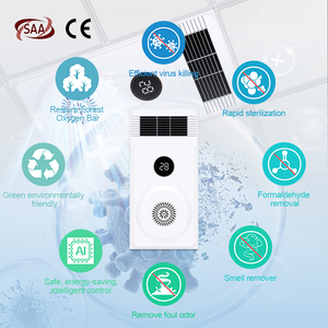 SAA+CE Certified Intelligent LED Lighting Fan with Plasma Air Purification &amp; <strong>Ceiling</strong> <strong>Heating</strong> 300*600 Free-Standing Installation - Product Image 3
