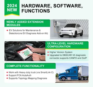 Herramienta de diagnóstico Universal Launch X431 V + V5.0 V Plus Pro3s + DBSCAR VII compatible con mapeo de topología ECU codificación en línea y más de 37 servicios - Product Image 3