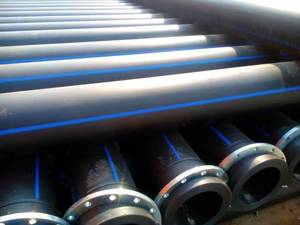 Descarga de arena de HDPE y tubería de agua Tubos de plástico de HDPE para dragado de lodos de mina - Product Image 2