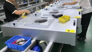 Bộ Lọc Quạt <span class=keywords><strong>HEPA</strong></span> 2x2 4x2 bộ lọc Quạt <span class=keywords><strong>HEPA</strong></span> 0.3um 99.99% đơn vị laminar Flow mui xe ffu cho cây nấm <span class=keywords><strong>H14</strong></span> 140W-240W 110V 220V/50Hz - Product Image 4