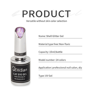 เจลทาเล็บ24สีที่ขายดีที่สุดพร้อมจิตวิญญาณแห่งดวงตาของแมว - Product Image 6