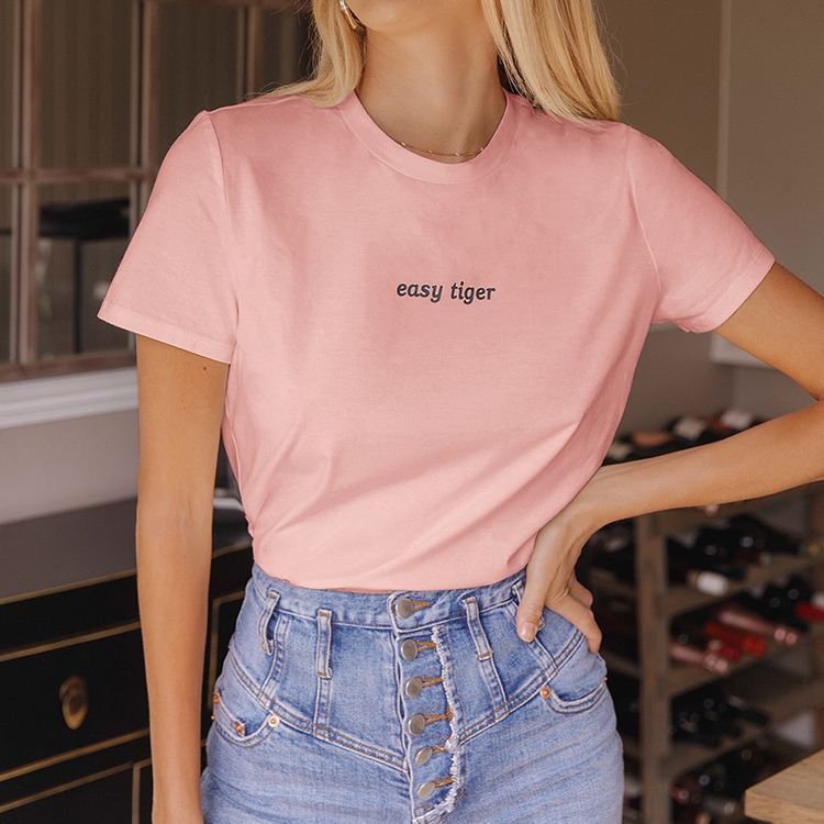 Camiseta rosa