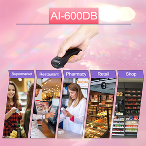 Escáner de código de barras inalámbrico AIXW Quick Scan Mini 2D con Bluetooth, lee códigos 1D 2D incluyendo MicroQR PDF417