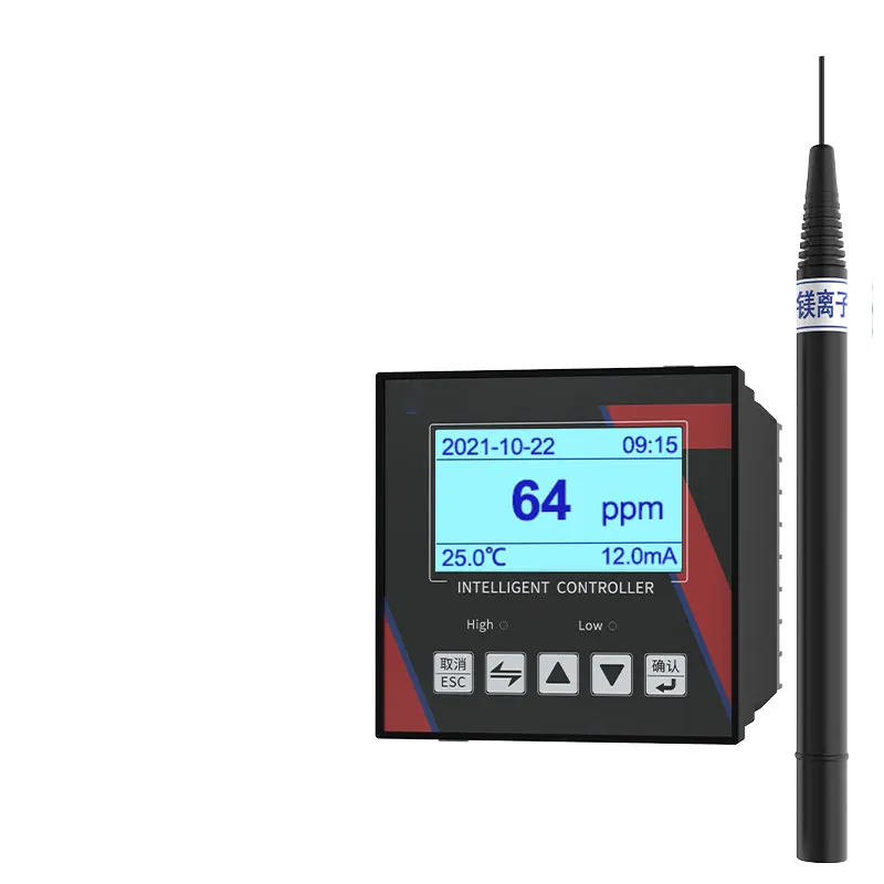 Sensor de ácidos de calcio, chloride de magnésio, ammonlio, nitrite, sonda, controlador industrial de qualidade da água