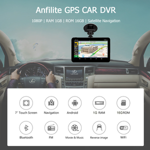 7英寸汽车 Android GPS 导航与短跑凸轮 MT8127 四核心汽车 gps 导航器/欧洲西班牙法国联合英国地图 - Product Image 2