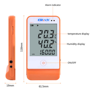 GSP-6 USB <strong>Temperature</strong> Humidity Data <strong>Logger</strong> With16000 Points Storage Capacity LCD Screen Temp Recorder Sensor for Food Chemicals - Product Image 2