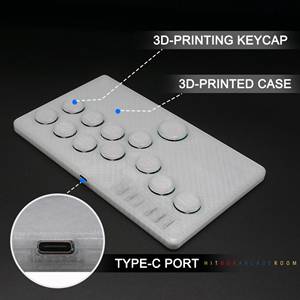 Flatbox <strong>Controller</strong> Hitbox <strong>Custom</strong> <strong>Controller</strong> LED Hitbox <strong>Controller</strong> for XB360 PC/Steam PS3/Switch + <strong>PS4</strong> - Product Image 5