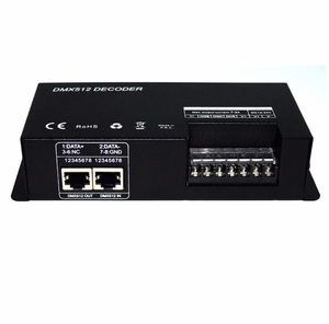 3 kanäle DMX512 Decoder DC 12-24V 24A RGB DMX 512 LED Controller