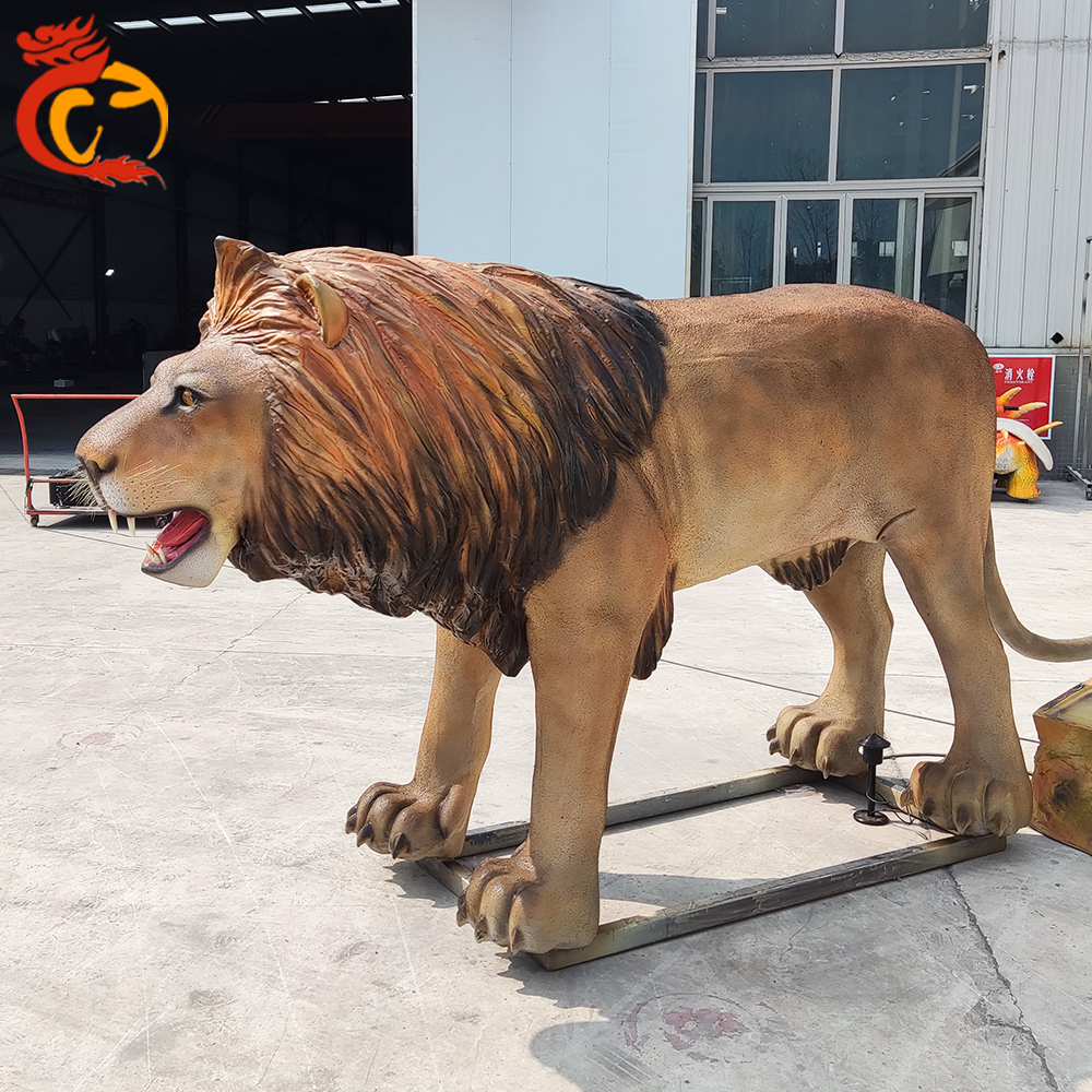 Lion animatronique