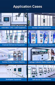 15.6 Inch Touch Panel Pc Fanless <strong>Embedded</strong> Industrial <strong>Computer</strong> Usb Touchscreen Display I3 I5 I7 Industrial Monitor All in One - Product Image 5