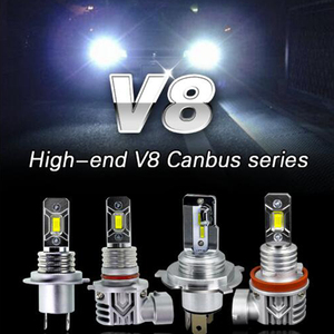 工場生産者H13H15自動LEDヘッドライト80WCanbus 12V 9007 H19 H1 H3 H7 H11 90059006車用LEDドライビングライト