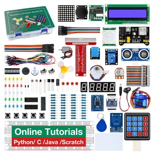 LAFVIN Super Starter Kit für Raspberry Pi 4 / 4B / 3B / 3B Python C Java Scratch mit Tutorial Beginner Kit für Raspberry Pi 5
