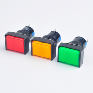 Su misura in plastica rettangolare rotondo interruttore a pulsante con testa quadrata garanzia di qualità Led momentanea plastica 16mm CE IP65 - Product Image 2