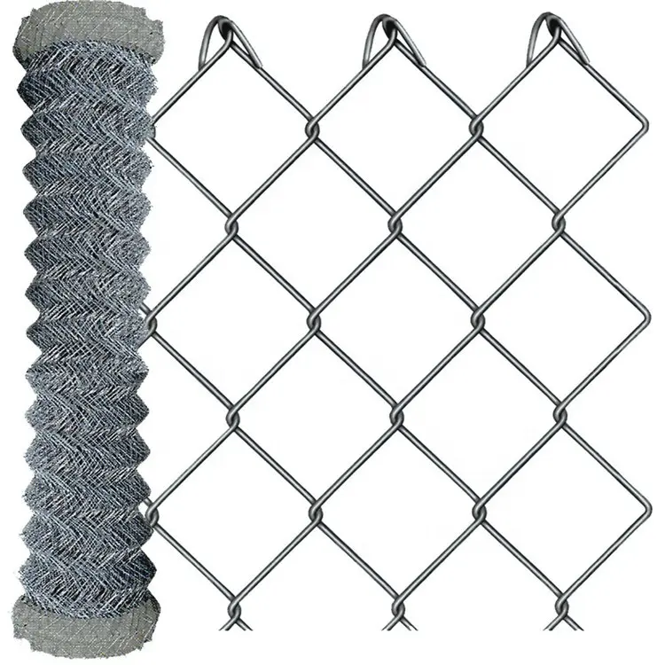 Recinzione di collegamento a catena di alta qualità che protegge il recinto della maglia del diamante rivestito del PVC galvanizzato della maglia