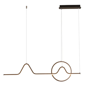 Toptan Minimalist avize asılı aydınlatma Modern alüminyum + silika jel kolye ışık yemek odası için