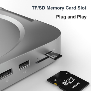 12 in 1 USB3.0ハブタイプCドッキング2.5SATA SSD/HDDハウジングforApple For Mac mini 2021M1チップ - Product Image 5