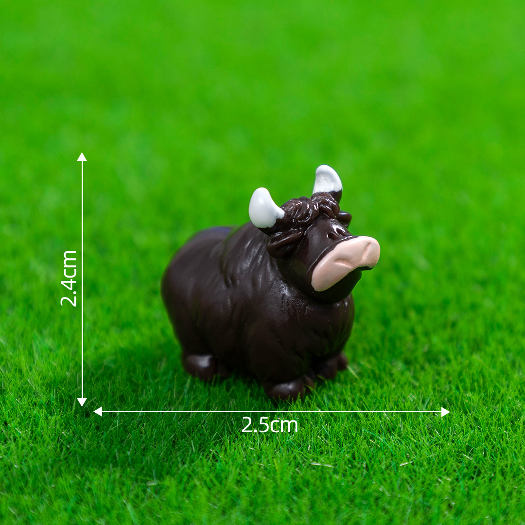 1 # grande mucca nera e pelosa