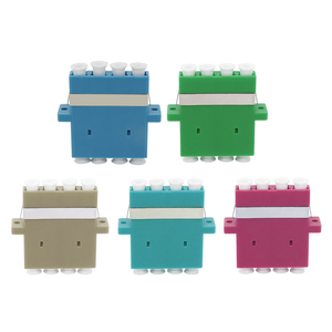4-Port LC <strong>APC</strong>/UPC Quad Fiber Optic Adapter with Flan LC Four-Mode Optical Fiber Network-Compatible SDK - Product Image 4