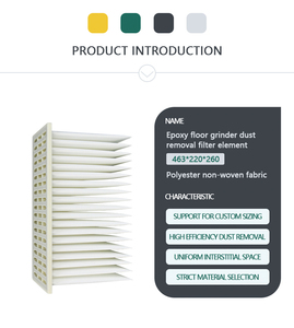 Nhà sản xuất trực tiếp gửi Epoxy sàn Mài máy phổ bụi loại bỏ bộ lọc Cartridge và Túi - Product Image 5
