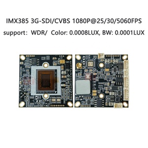 EN778 + IMX385 modulo fotocamera 3G-SDI/CVBS visione notturna a bassa latenza di illuminazione e monitoraggio WDR HD PCBA 1080 p60fps - Product Image 2