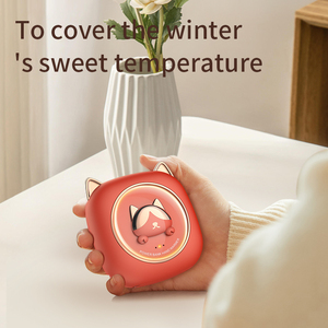 Winter Cute Cat Mini Portable Hand Warmer Power Bank, USB 5V 2A Fast Charging <strong>Input</strong> <strong>Output</strong> 3600mah Rechargeable Hand Warmer - Product Image 5