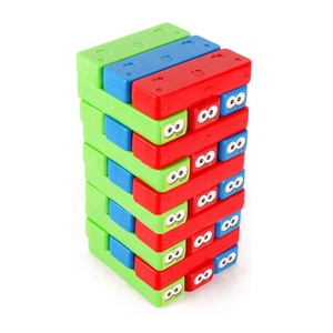 Kinder 007-26 <span class=keywords><strong>Tabletop</strong></span> Coloured Stacking <span class=keywords><strong>Game</strong></span> Desktop-Bausteine Tower Brettspiele Spielzeug für Erwachsene