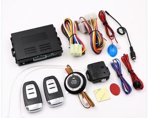 Alarma de coche con autoarranque, entrada sin llave, botón de arranque del motor, arranque remoto, sistema de alarma de seguridad, llave inteligente remota - Product Image 2