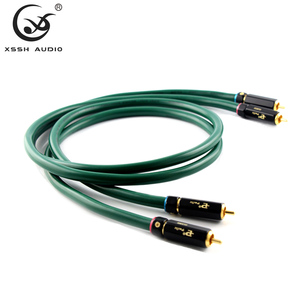 Cable de extensión de Audio YIVO OEM ODM, carcasa de PVC de calidad de estudio DIY, 9mm de diámetro Cable de señal HIFI Aux RCA, Cable para amplificador, Subwoofer - Product Image 3
