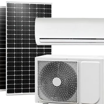 Climatiseur hybride à énergie solaire ca cc climatiseur à panneau solaire 24000 btu 36000 btu pour les murs de la maison