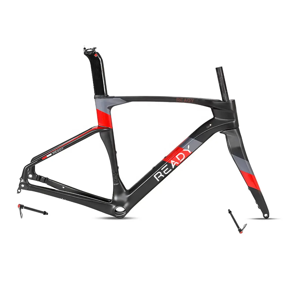 Melhor fibra de carbono quadro personalizado mais leve bicicleta peças carbono estrada bicicleta quadro GRAVEL FRAME