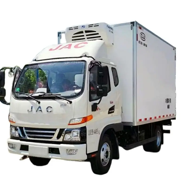 China caminhão refrigerado gancho de carne mini caminhão frigorífico de carga para venda