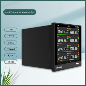 Automatización Monitor de control de temperatura Entrada analógica 4-20mA Sensor de corriente de presión Grabador digital sin papel Registrador DE DATOS RS485