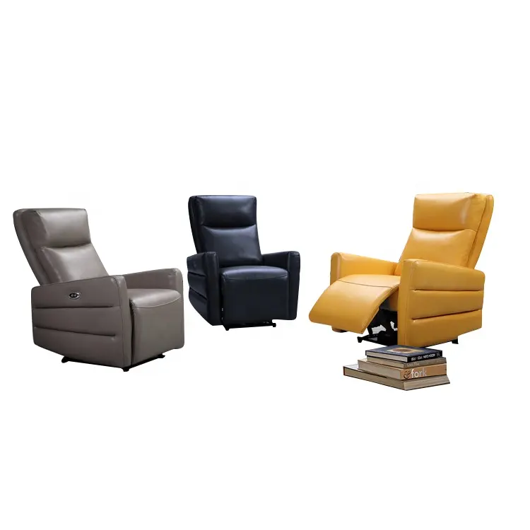 Nuovo design a buon mercato all'ingrosso mobili soggiorno singolo divano elettrico reclinabile sedia