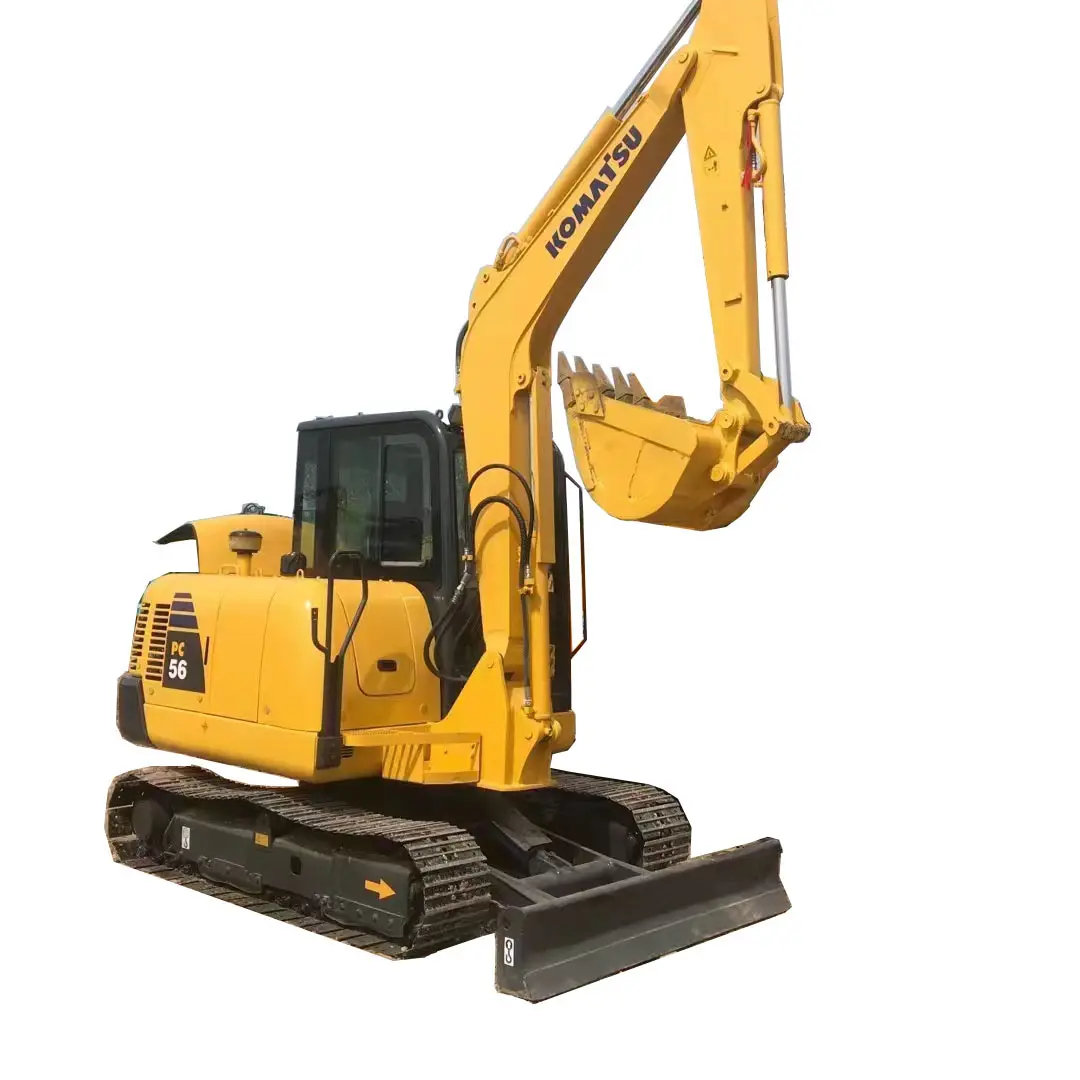 Reasonable price mini excavator prices used machinery komatsu pc56 excavators manufacturers