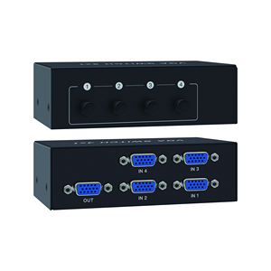 <strong>4</strong> in <strong>1</strong> out Manual Key Switch <strong>VGA</strong> Video <strong>Splitters</strong> &amp; Converters - Product Image 2