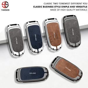 Protector Zinc Alloy <strong>Key</strong> Fob Cover Case for Dodge RT Challenger Charger <strong>Journey</strong> RAM Holder Keyless Shell Keychain Accessories - Product Image 2