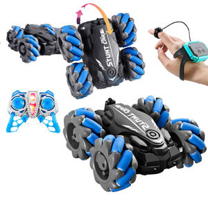 İzle kontrol <span class=keywords><strong>RC</strong></span> dublör araba 4WD çift taraflı Drift Flip hileler LED işıkları müzik uzaktan kumanda oyuncak çocuklar erkek kız yaşları için 3 +